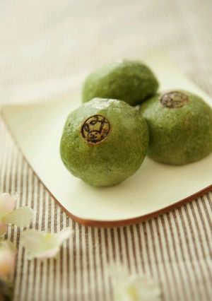 抹茶饅頭-レシピのメイン写真