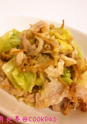 豚ばらとキャベツのおろし煮-レシピのメイン写真
