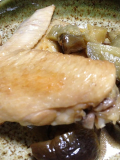 手羽先と茄子のさっぱり煮-レシピのメイン写真