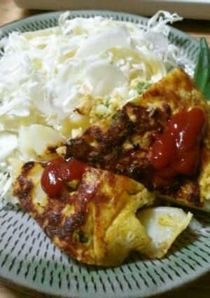 ツナ缶でスペインオムレツ-レシピのメイン写真
