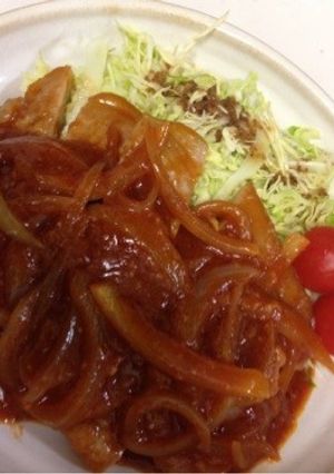 簡単☆我が家のポークチャップ-レシピのメイン写真