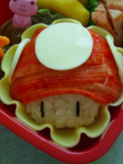 マリオのキノコ☆キャラ弁-レシピのメイン写真