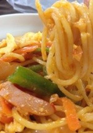 蠍座が作るナポリタン（ラード使用）-レシピのメイン写真