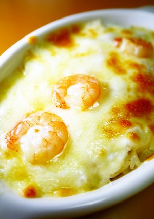 ランチに♪米粉ホワイトソース☆えびドリア-レシピのメイン写真