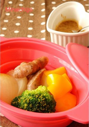 レンチンでスピード温野菜☆-レシピのメイン写真