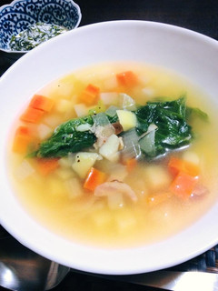 簡単!お野菜たっぷり♪コンソメスープ-レシピのメイン写真