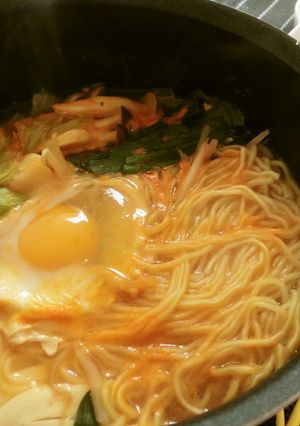 ひとりチゲラーメン-レシピのメイン写真