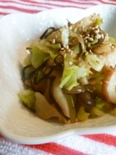 お弁当に☆キャベツの塩こぶ炒め-レシピのメイン写真