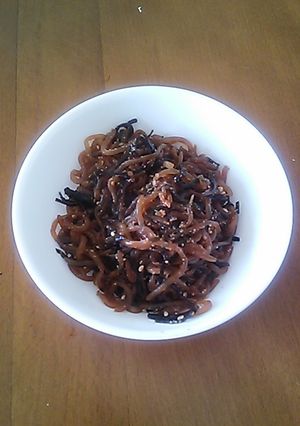 しらたきの塩こんぶ煮-レシピのメイン写真