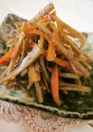 調味料は3つだけ!!きんぴらごぼう-レシピのメイン写真