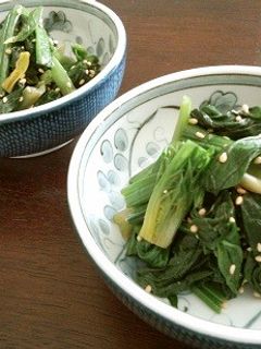 ほうれん草のごま和え-レシピのメイン写真