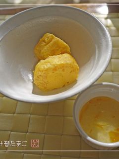 電子レンジで柚子風味だし巻たまご-レシピのメイン写真