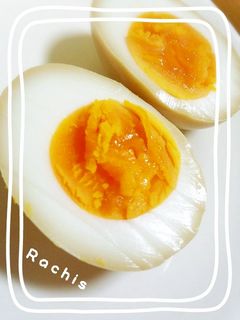 簡単!半熟!味付け煮たまご♪-レシピのメイン写真