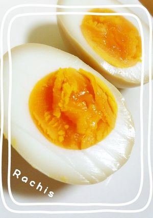 簡単！半熟！味付け煮たまご♪-レシピのメイン写真