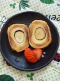 芯まで食べてメープルバナナバウムクーヘン