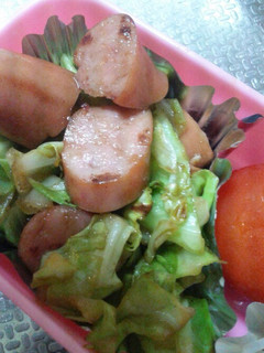 BBQ気分!?ウィンナーとキャベツ炒め-レシピのメイン写真