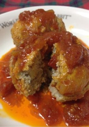超簡単！おいしいトマト煮込みハンバーグ☆-レシピのメイン写真