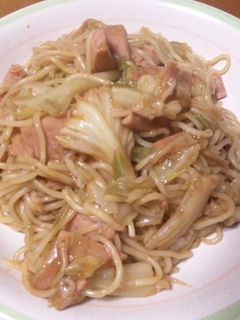 スパムで☆焼きそば-レシピのメイン写真