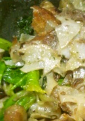 ほうれん草＆豚バラ＆蓮根の炒めもの-レシピのメイン写真