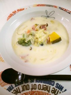 野菜たっぷり豆乳スープ-レシピのメイン写真