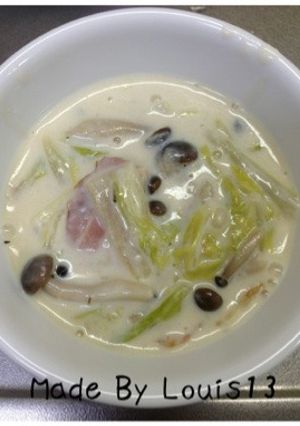 簡単！白菜とベーコンのクリーム煮-レシピのメイン写真