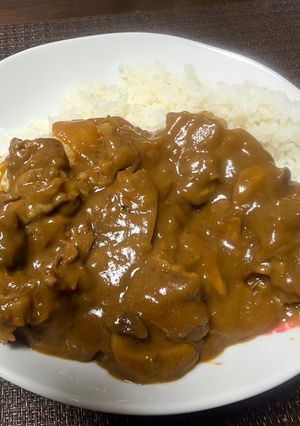 かぼちゃとしめじのビーフカレー-レシピのメイン写真