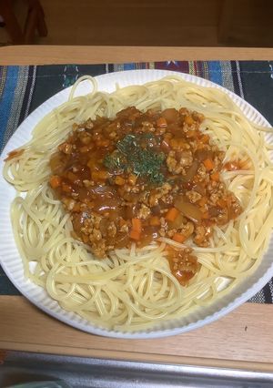 具沢山ミートソーススパゲッティー-レシピのメイン写真