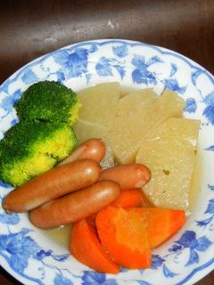 大根とソーセージのスープ煮-レシピのメイン写真