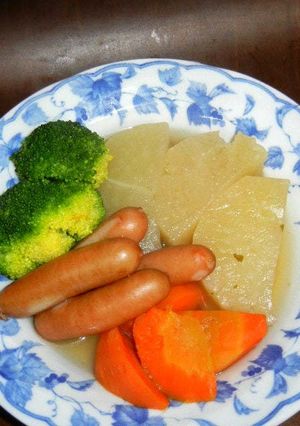 大根とソーセージのスープ煮-レシピのメイン写真