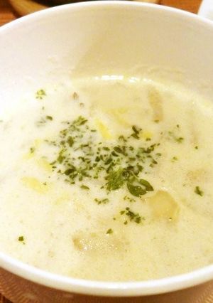 白菜、ベーコン、舞茸のミルクスープ-レシピのメイン写真