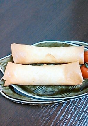 白菜とコーンのクリーム春巻き-レシピのメイン写真