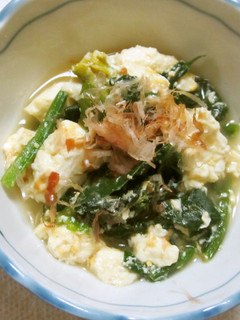 ほうれん草と豆腐の煮物♪-レシピのメイン写真