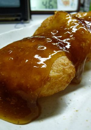 蓮根と大和芋の揚げ団子～甘酢あんかけ～-レシピのメイン写真