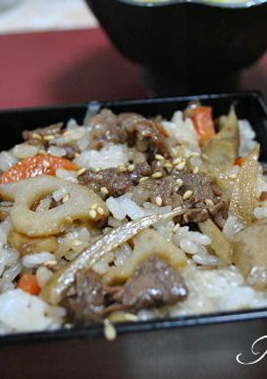 牛肉と根菜の混ぜご飯-レシピのメイン写真