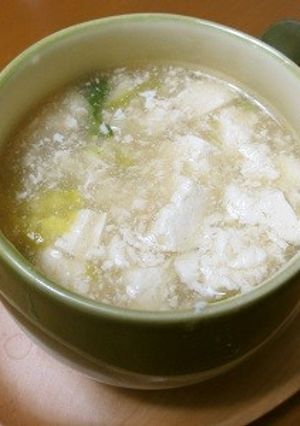 冬にお勧め！とろ～り豆腐スープ-レシピのメイン写真