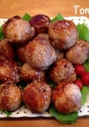 まんまる♪肉巻きおにぎり-レシピのメイン写真
