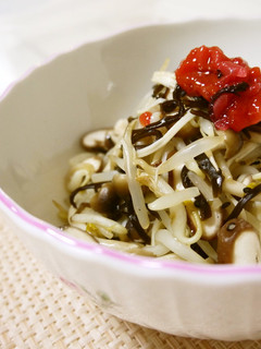 もやしときのこの塩こんぶ蒸し-レシピのメイン写真