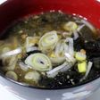 とっさの時!長ねぎ焼き海苔とろろ昆布汁