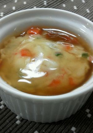 レンジで簡単♪カニカマでカブラ蒸し風-レシピのメイン写真