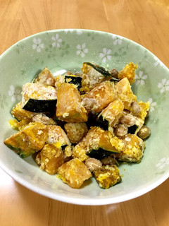 大人の給食☆かぼちゃと大豆のからあげ-レシピのメイン写真