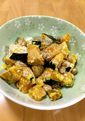 大人の給食☆かぼちゃと大豆のからあげ-レシピのメイン写真