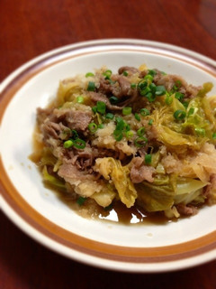 牛肉とキャベツのみぞれ煮-レシピのメイン写真