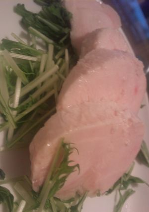 塩麹ｄｅしっとり鶏胸肉ロール☆-レシピのメイン写真