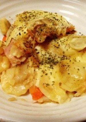 ポテトとベーコンの重ね蒸し-レシピのメイン写真