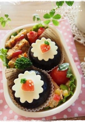 *いちごのお弁当*-レシピのメイン写真
