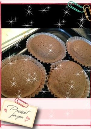 ココアカップケーキ♪-レシピのメイン写真