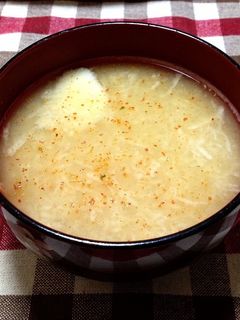 すりおろし山芋のお味噌汁-レシピのメイン写真