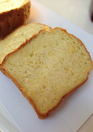【HB】スープの素でWコーン食パン-レシピのメイン写真