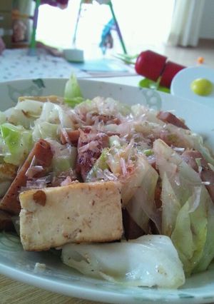 生姜が決め手☆豆腐チャンプル~☆-レシピのメイン写真