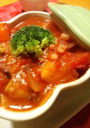 雑穀米入りミネストローネ-レシピのメイン写真